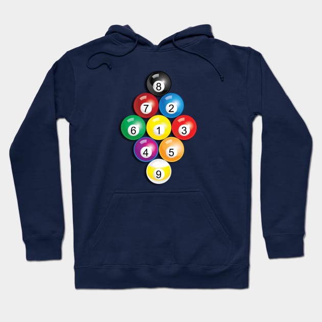 Nine Ball Hoodie by Grayson Design